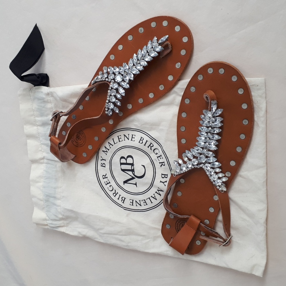 Malene Birger Crystal Sandals